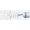 Wkręcany łącznik spiralny do styropianu Smart SM0STYN002500853 25x85 mm, 25 sztuk