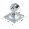 Zawias regulowany do bram M-20mm przykręcany 100x100x4mm