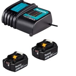 Zestaw Makita DLX2142S 18V LXT 2x3Ah-Wiertarko-wkrętarka DHP453+Zakrętarka DTD152, walizka
