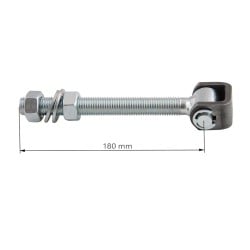 Zawias regulowany do wspawania M-20mm L-180mm