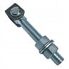 Zawias regulowany do wspawania M-20mm L-180mm