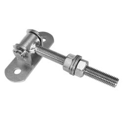 Zawias regulowany przykręcany M-12mm L-115mm z podstawą 90x30x3mm