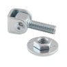 Zawias regulowany do wspawania M-12mm L-40mm