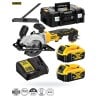 Pilarka tarczowa DeWalt DCS571P2 18V 115mm BL 2x5A