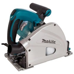Pilarko - zagłębiarka 1300W 6-biegów 165x20mm Makita SP6000JMAKPAC + Szyna 1,5m + 2 zaciski do szyny + Pokrowiec na szynę
