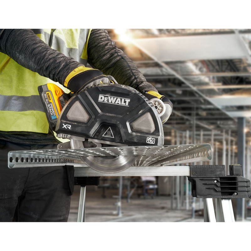 Pilarka do metalu DeWALT DCS383H2 18V XR POWERSTACK BL 2x5Ah 184mm walizka