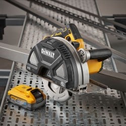 Pilarka do metalu DeWALT DCS383H2 18V XR POWERSTACK BL 2x5Ah 184mm walizka