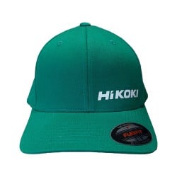 Czapka z daszkiem HiKOKI PL90000000096 w kolorze zielonym z logo