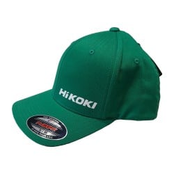Czapka z daszkiem HiKOKI PL90000000096 w kolorze zielonym z logo