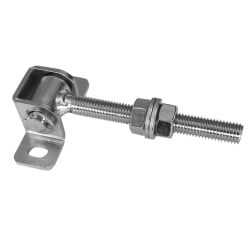 Zawias regulowany przykręcany gięty M-16mm L-130mm