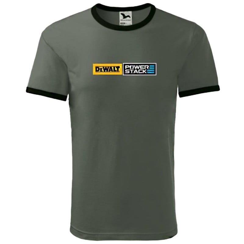 Koszulka T-Shirt DeWALT PowerStack w kolorze khaki, rozmiar XL