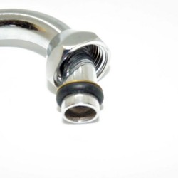 Wylewka do podgrzewaczy przepływowych Wijas WYLP15 L-150 mm chrom
