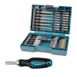 Zestaw bitów z grzechotką Makita E-25096 1/4'' 44 cz. walizka