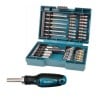 Zestaw bitów z grzechotką Makita E-25096 1/4'' 44 cz. walizka