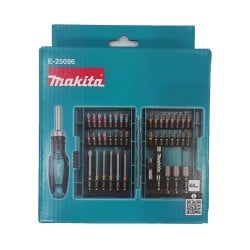 Zestaw bitów z grzechotką Makita E-25096 1/4'' 44 cz. walizka