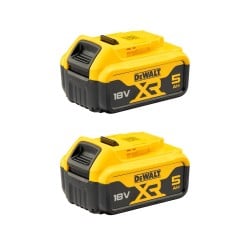 Opalarka DeWALT DCE530P2 XR 18V 2x5Ah 290/530°C walizka