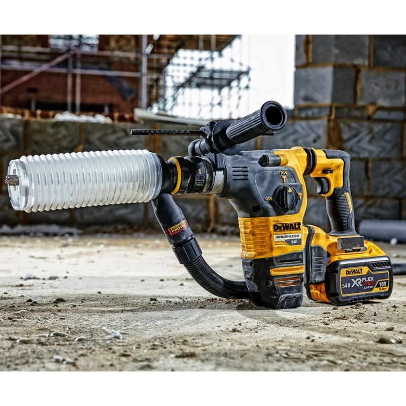 Młotowiertarka DeWALT DCH333X2 54V XR 3,5J BL + DWH201D 2x9Ah walizka