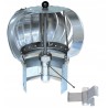 Obrotowa nasada kominowa PRODMAX KJ39/150 fi 150 TRN z podstawą aluminiową