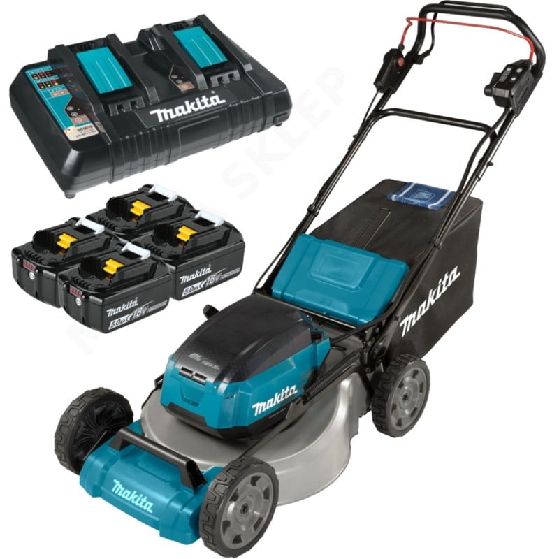 Akumulatorowa kosiarka Makita DLM532PT4 LXT 2x18V 4x5Ah BL samobieżna