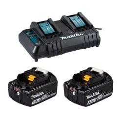 Kosiarka akumulatorowa Makita DLM480CT2 LXT 2x18V 2x5Ah XPT 48cm 62l 3100obr.