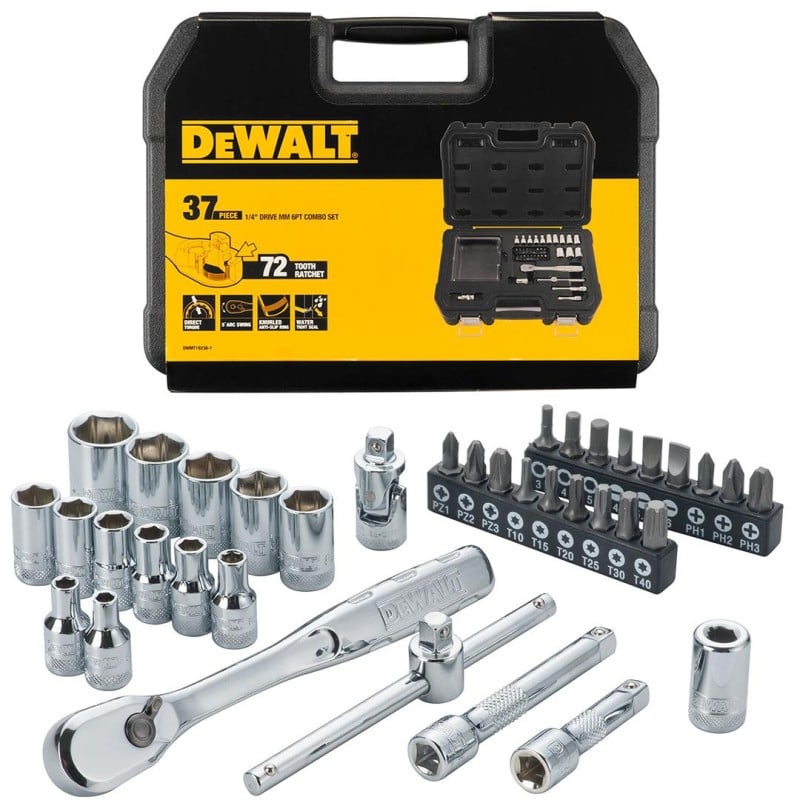 Zestaw nasadek bitów 37 el 1/4 DeWALT DWMT19238-1