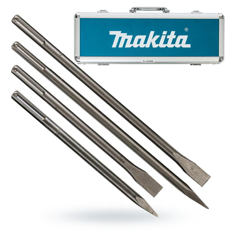 Dłuta z uchwytem SDS MAX kpl 4cz MAKITA