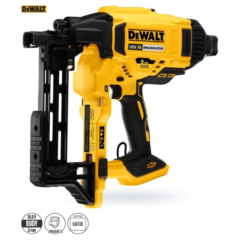Zszywacz do ogrodzeń DeWALT DCFS950N XR 18V BL 9Ga 40-50mm BODY karton