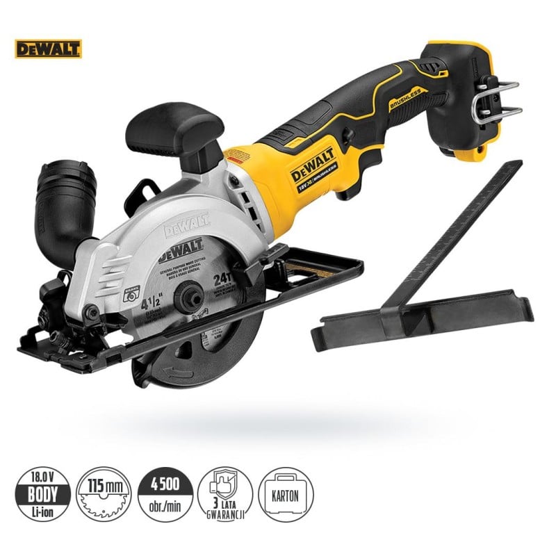 Pilarka tarczowa DeWalt DCS571N 18V 115mm BL body