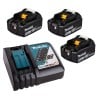 Wiertarko - wkrętarka udarowa Makita DHP485RF3J LXT 18V 50Nm BL XPT 3x3Ah walizka