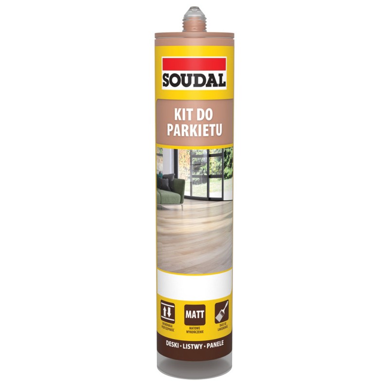 Kit do parkietu SOUDAL wiśnia / olcha akrylowy 280ml kartusz