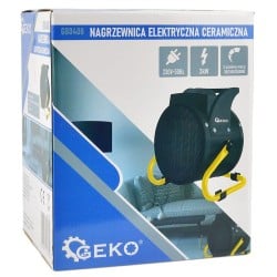 Nagrzewnica elektryczna ceramiczna GEKO G80408 3kW