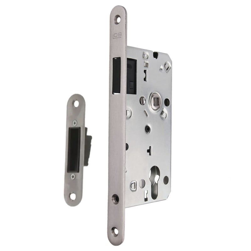 Zamek wpuszczany magnetyczny bębenkowy z zaczepem LOB 72/50mm WB Z75MB-43-00 nierdzewka