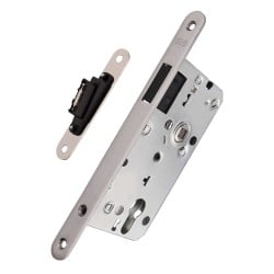 Zamek wpuszczany magnetyczny bębenkowy z zaczepem LOB 72/50mm WB Z75MB-43-00 nierdzewka