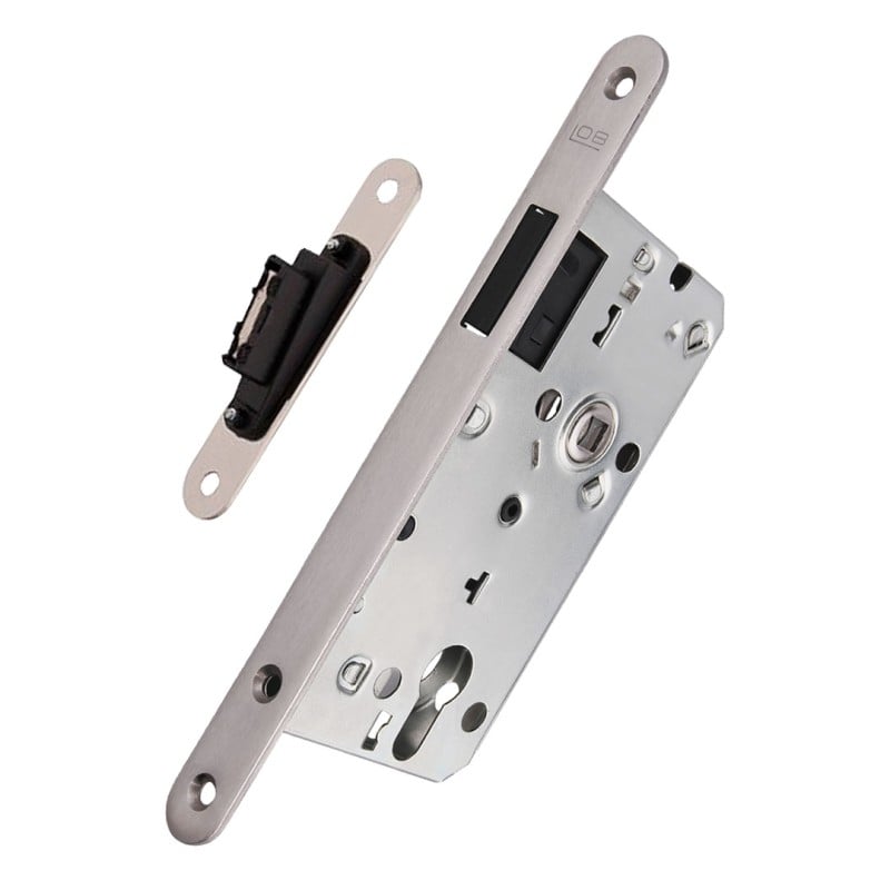 Zamek wpuszczany magnetyczny bębenkowy z zaczepem LOB 72/50mm WB Z75MB-43-00 nierdzewka