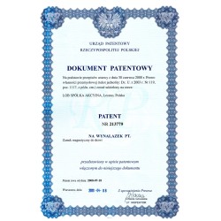 Zamek wpuszczany magnetyczny łazienkowy z zaczepem LOB 72/50mm WC Z75MC-43-00 nierdzewka