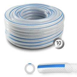 Wąż igielitowy Polix PCV 12mm x 50m 2,5mm 4-warstwy przezroczysty