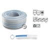 Wąż igielitowy Polix PCV 12mm x 50m 2,5mm 4-warstwy przezroczysty