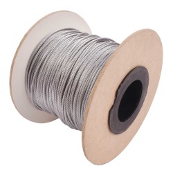 Lina stalowa ocynkowana w PCV Ø 4/5mm (splot 6x7) 150mb rolka