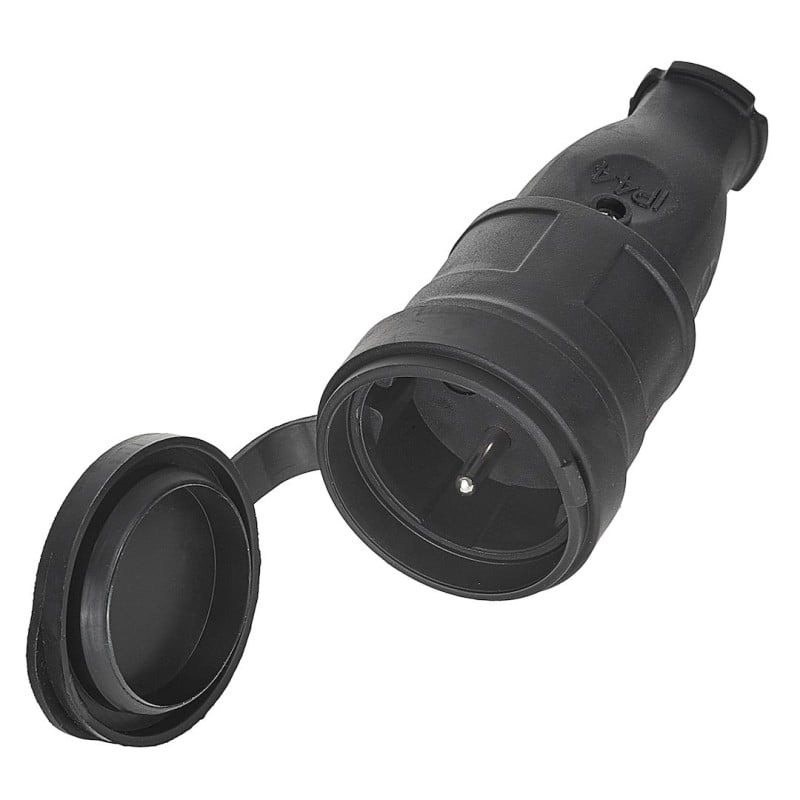 Gumowe gniazdo sieciowe z klapką GEKO G17516 230V 16A IP44