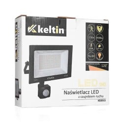 Reflektor lampa z czujnikiem ruchu KELTIN K02015 LED SMD 50W 4500lm