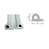 Uszczelka samoprzylepna do okien i drzwi Pgum-sill EPDM profil P 9x5,5mm biała 6m