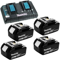 Kosiarka 36V 2x18V 4x5Ah 53cm Makita DLM530PT4
