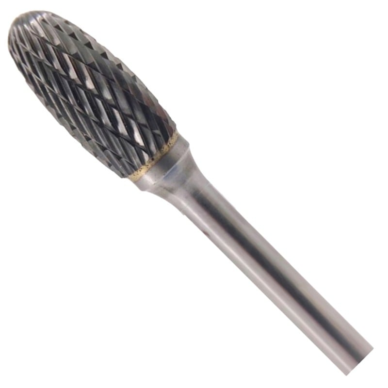 Owalny pilnik obrotowy węglikowy Beta 426MD/OV12 12x22 mm, trzpień 6 mm z łamaczem wióra