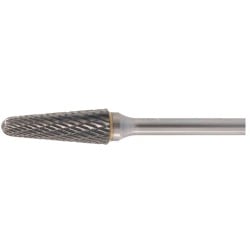 Stożkowy pilnik obrotowy węglikowy Beta 426MD/TA16 16x25 mm, trzpień 6 mm z łamaczem wióra