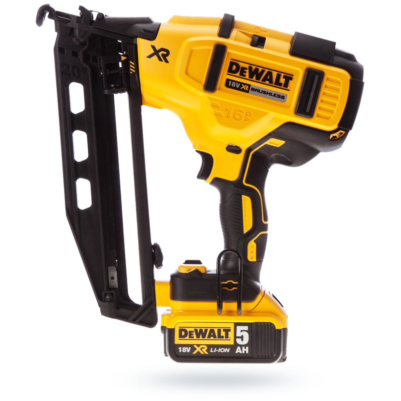 Akumulatorowa sztyfciarka DeWALT DCN660P2 XR 18V BL 16Ga 2x5Ah ładowarka walizka
