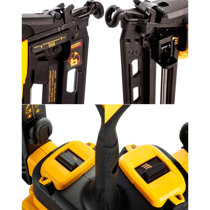 Akumulatorowa sztyfciarka DeWALT DCN660NT XR 18V BL 16Ga BODY walizka