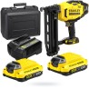 Sztyfciarka STANLEY FATMAX SFMCN616D2K Li-Ion 18V V20 16GA 2x2Ah walizka
