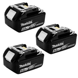 Zestaw Makita DLX2544TJ: wkrętarka DDF492 + szlifierka DGA513, 18V LXT 3x5Ah ładowarka walizka