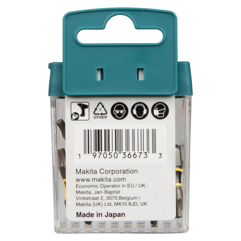 Bity udarowe Makita E-25937 Impact Premier T10 25mm Torx 1/4" 15szt