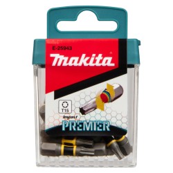 Bity udarowe Makita E-25943 Impact Premier T15 25mm Torx 1/4" 15szt